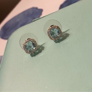 Aquamarine Studs